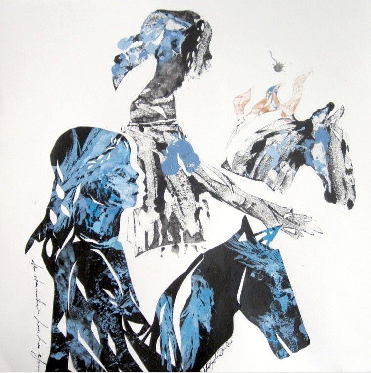 Chevauchée
36 X 36 cm