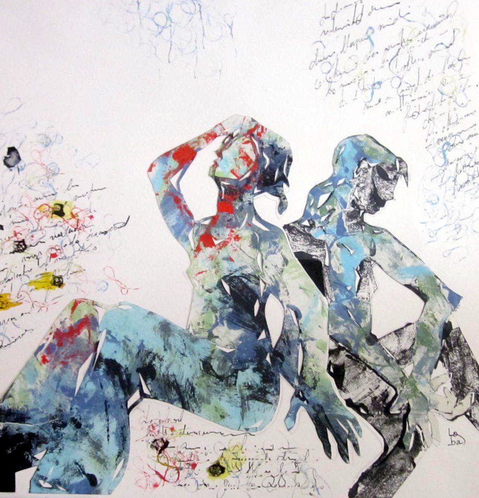 Deux amies
36 X 36 cm