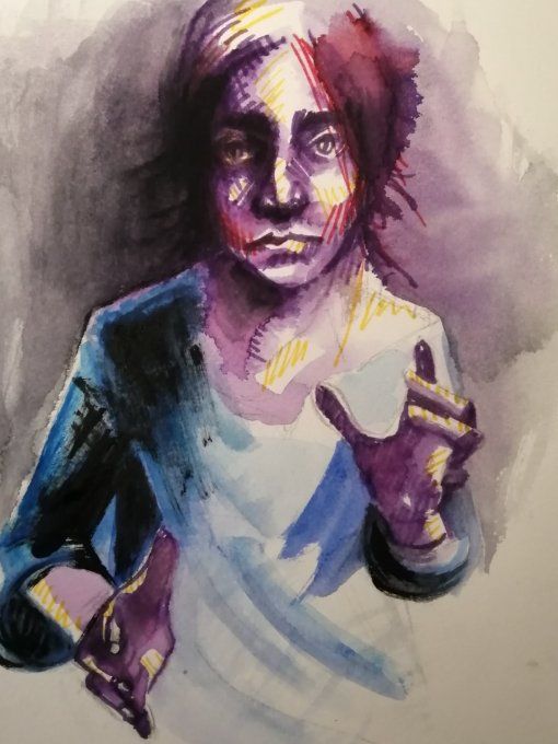 Guerrier - 19 X 28 cm
